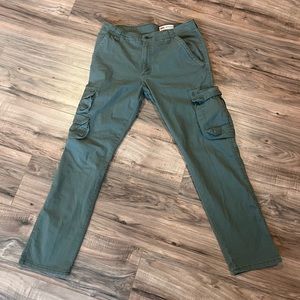 Wrangler Mens Green Cargo Pants